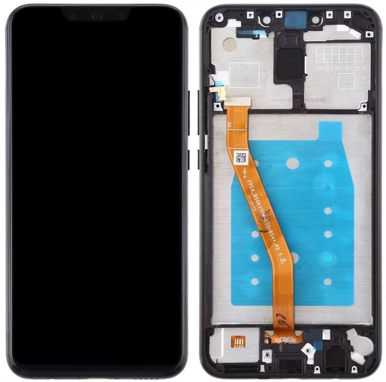 Дисплей для Huawei Mate 20 Lite SNE-LX1 с рамкой черный 22902 фото