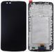 Дисплей для LG K410 K10 Dual Sim, K420N, K430DS с микросхемой, с рамкой черный 22922 фото 1