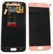Дисплей для Samsung G930F Galaxy S7 розовий (GH97-18523E) Оригінал 07722 фото 1