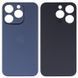 Задняя крышка для Apple iPhone 15 Pro синяя Blue Titanium, с большим отверстием под камеру 32889 фото 1