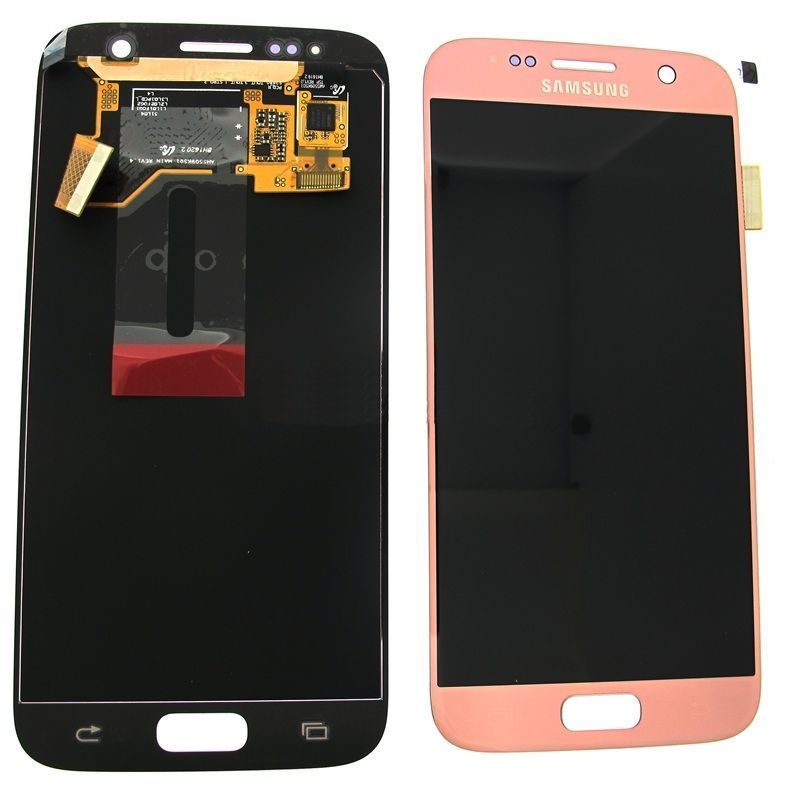 Дисплей для Samsung G930F Galaxy S7 розовый (GH97-18523E) Оригинал 07722 фото