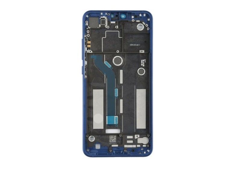 Рамка дисплея Xiaomi Mi8 Lite, Mi 8 Lite синяя 15255 фото