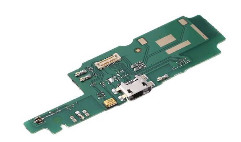 Нижняя плата для Nokia 1 Plus TA-1111, TA-1123, TA-1127, TA-1130 с разьемом зарядки и микрофоном 25013 фото