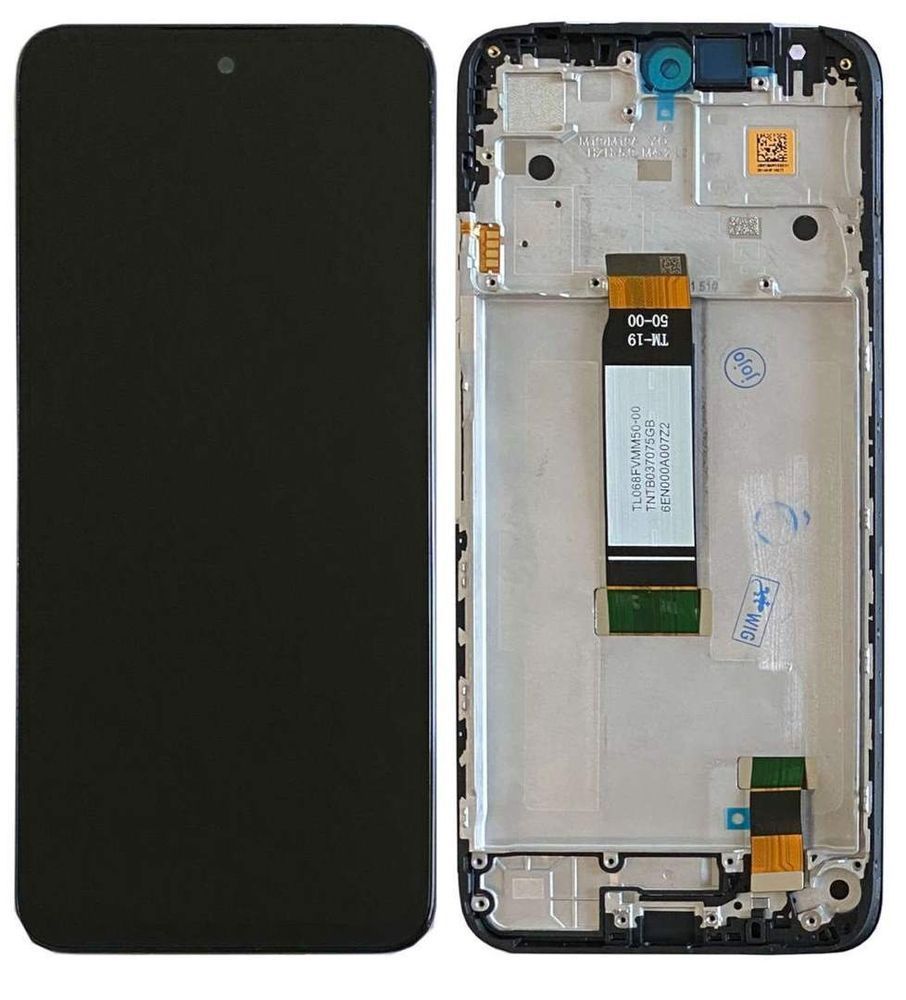 Дисплей для Xiaomi Redmi 12, Redmi 12 5G, Poco M6 Pro 5G з рамкою чорний Оригінал Китай 29393 фото