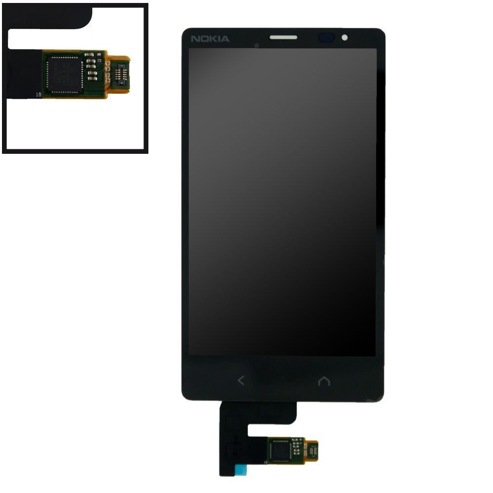 Дисплей Nokia X2 Dual Sim с сенсором (тачскрином) черный Оригинал Китай 01507 фото