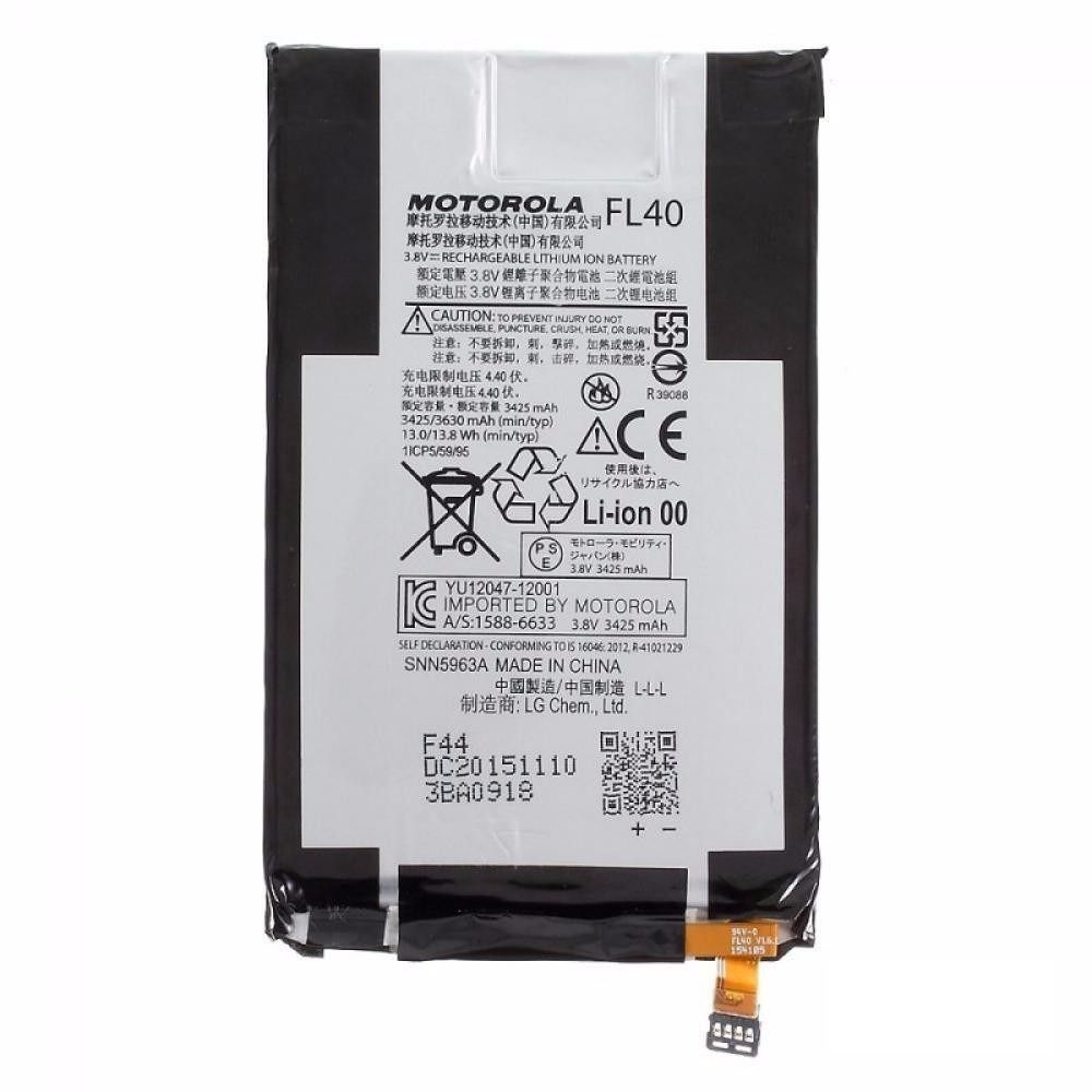 Аккумулятор FL40 для Motorola XT1560, XT1561, XT1562, XT1563, XT1565 3425 mAh 07795 фото