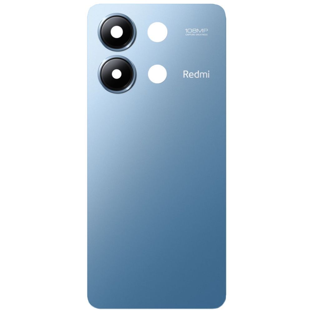 Задняя крышка для Xiaomi Redmi Note 13 4G 23129RAA4G, 23124RA7EO синяя со стеклом камеры Оригинал Китай 32485 фото
