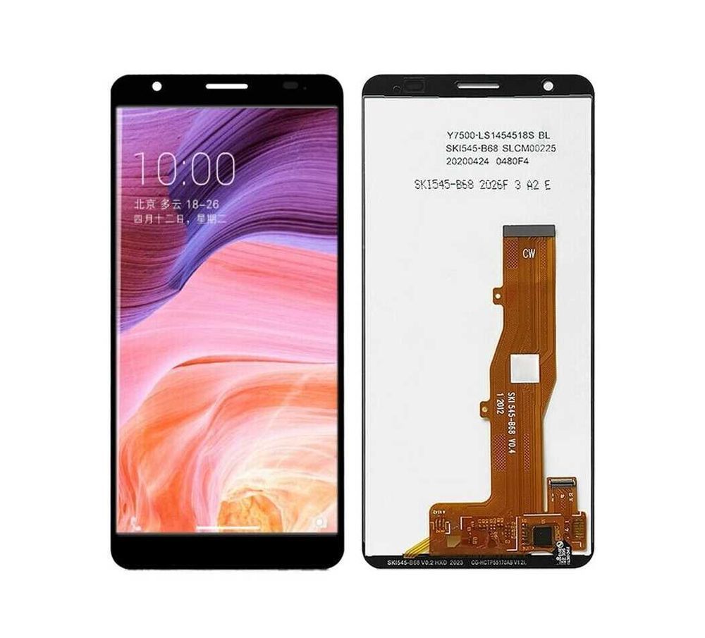 Дисплей для ZTE Blade L8 2020, Blade A3 2020 черный 20266 фото