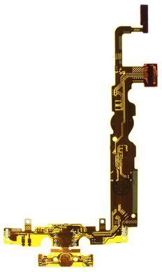 Нижня плата для LG P710 Optimus L7 II, P713 з роз'ємом зарядки, кнопкою меню (Home), підсвічуванням сенсорних кнопок та мікрофоном 09044 фото