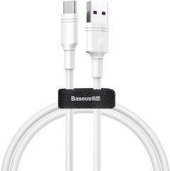 Кабель Baseus Double Fast Charging Cable USB Type-C 5A (1m) White (CATSH-B02) 18016 фото