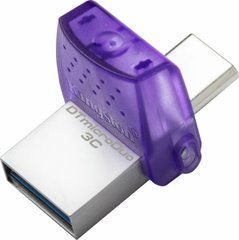 Флеш память Kingston USB 3.2 DT microDuo 3C 256GB (Type-A/Type-C) (200Mb/s) 27265 фото