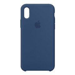 Чехол силиконовый Silicone Case для Apple iPhone X, iPhone XS Deep Lake Blue 25225 фото