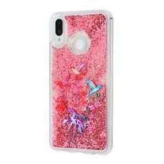 Чехол TPU Samsung A405F A40 (2019) с рисунком птиц и сыпучими блестками 18590 фото