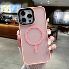 Чохол матовий Magnetic для Apple iPhone 14 Pro рожевий 27595 фото