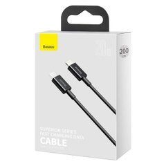 Кабель Lightning Baseus Superior Series Type-C 20W (2м) (CATLYS-C01) черный 26325 фото