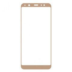 3D Защитное стекло для Samsung A600 Galaxy A6 (2018) золотистое 12339 фото