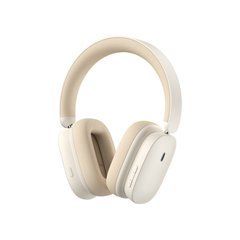 Бездротові навушники Baseus Bowie H1 Noise-Cancelling Wireless Headphones Rice білий (NGTW230002) 28232 фото
