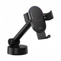 Автотримач Baseus Simplism gravity car mount holder with suction base Black (SUYL-JY01) 26785 фото