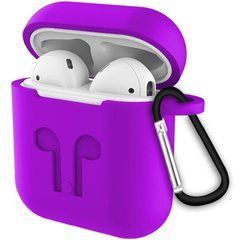 Чехол для наушников AirPods фиолетовый 18081 фото