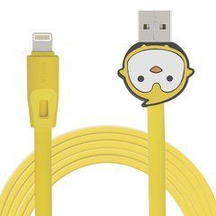 Кабель Wesdar M3 Lightning 1m 2A Yellow 15565 фото