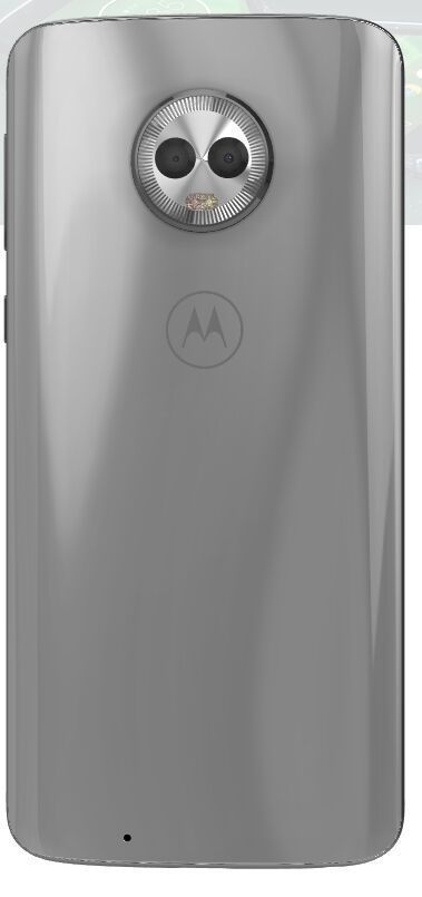 Задня кришка для Motorola XT1925 Moto G6 срібляста 00806 фото