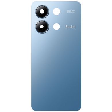Задня кришка для Xiaomi Redmi Note 13 4G 23129RAA4G, 23124RA7EO синя зі склом камери Оригінал Китай 32485 фото