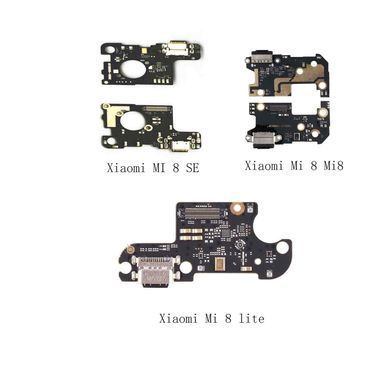 Нижня плата для Xiaomi Mi8 Lite (Mi 8 Lite), Mi8x з роз'ємом зарядки та мікрофоном 13084 фото