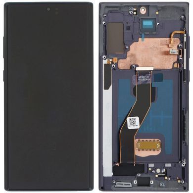 Дисплей для Samsung N975 Galaxy Note 10+ з рамкою чорний OLED Хайкопія 33387 фото