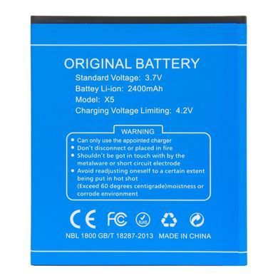 Аккумулятор Doogee X5, X5 Pro, X5S 2400mAh 06312 фото