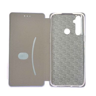 Чехол-книжка Premium Case под кожу Realme 5,6i,C3 серый 18448 фото