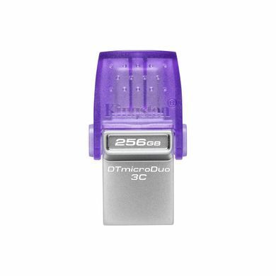 Флеш пам'ять Kingston USB 3.2 DT microDuo 3C 256GB (Type-A/Type-C) (200Mb/s) 27265 фото
