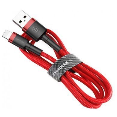 Кабель Baseus Cafule Type-A - Lightning 2м 1.5A червоний CALKLF-C09 24185 фото