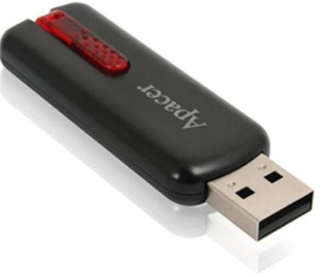 Флеш память Apacer USB 64Gb AH326 Black 18221 фото