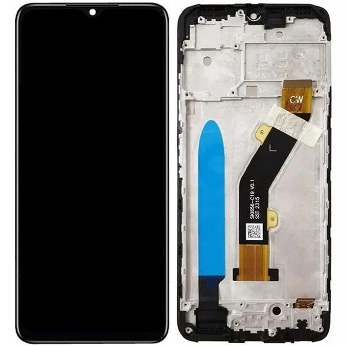Дисплей для Infinix Hot 30i (X669) с рамкой черный Оригинал Китай 30239 фото