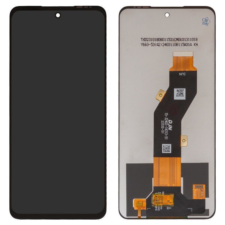 Дисплей для Infinix Smart 8 (X6525), Smart 8 Plus (X6526) черный Оригинал Китай, p/n: FPC6615-1 29539 фото