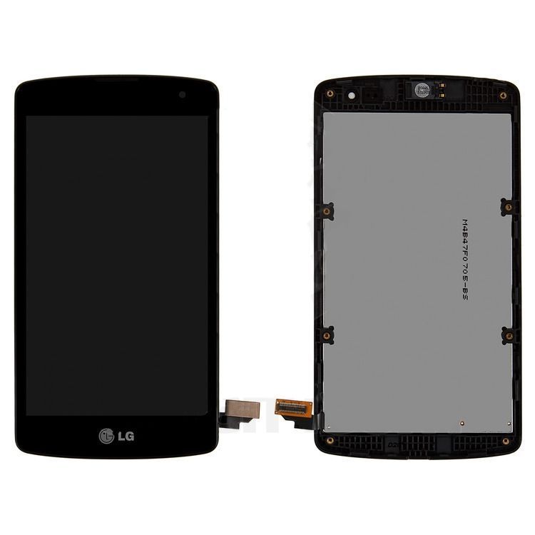 Дисплей для LG D290 L Fino, D295 L Fino Dual с рамкой черный 03077 фото