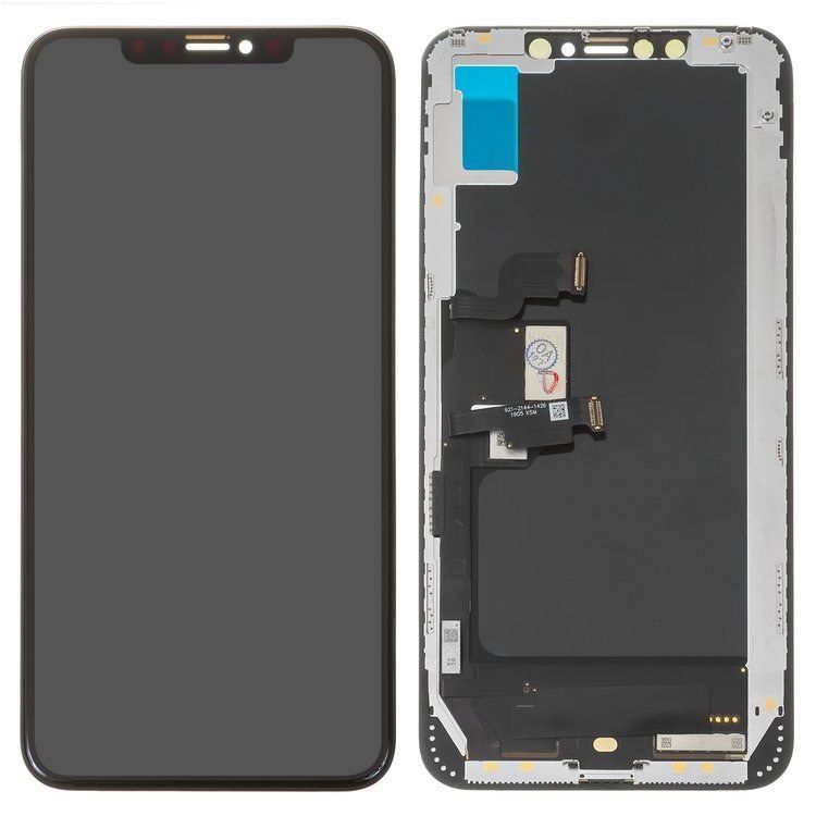 Дисплей для Apple iPhone XS Max чорний Оригінал (переклейка) 23505 фото