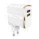 Сетевое зарядное устройство LDNIO A2502Q QC 3.0 2 USB (3A) + провод Micro USB 13299 фото 1