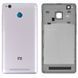 Задня кришка для Xiaomi Redmi 3s, Redmi 3 Pro срібляста 06466 фото
