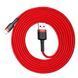 Кабель Baseus Cafule Type-A - Lightning 2м 1.5A червоний CALKLF-C09 24185 фото 1