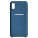 Чехол силиконовый Silicone Case для Samsung A105F A10 (2019) Midnight Blue 17412 фото 1