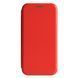 Чехол-книжка Premium Case под кожу Xiaomi Redmi 9 красный 18818 фото 1