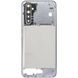 Рамка корпусу Realme 6 RMX2001 белая, Comet White со стеклом камеры 33639 фото 2