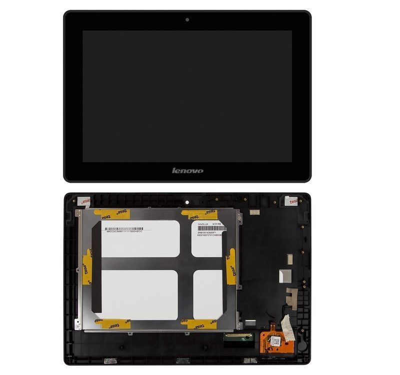 Дисплей для Lenovo S6000 IdeaTab и рамкой черный (версия Wi-Fi) 05632 фото