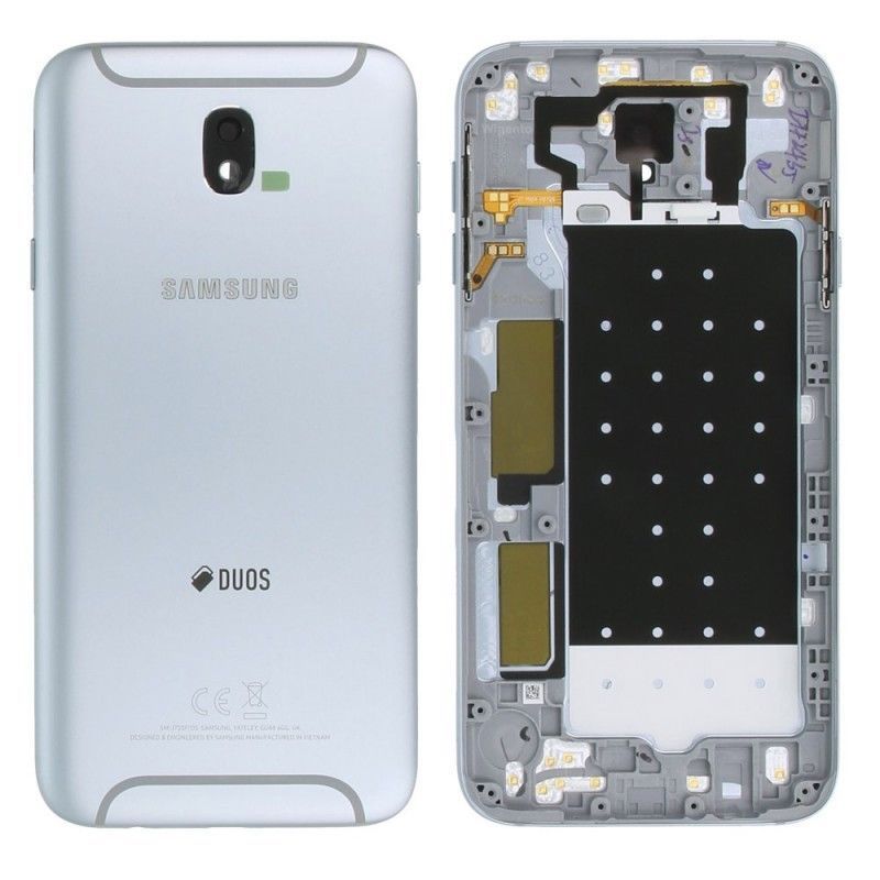 Задняя крышка для Samsung J730F Galaxy J7 (2017) синяя Оригинал Китай 08420 фото