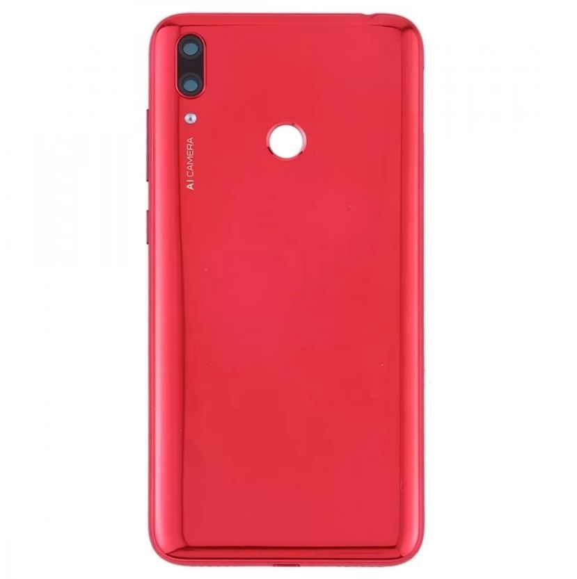 Задняя крышка Huawei Y7 2019 (DUB-LX1) красная, Coral Red 23414 фото