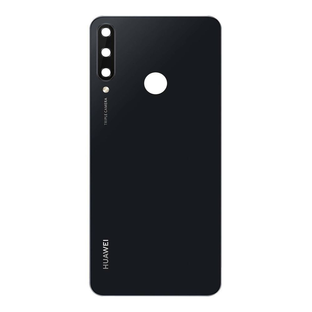 Задняя крышка Huawei Y6p 2020 MED-LX9, MOA-LX9N черная, Midnight Black, Оригинал Китай, со стеклом камеры 21011 фото