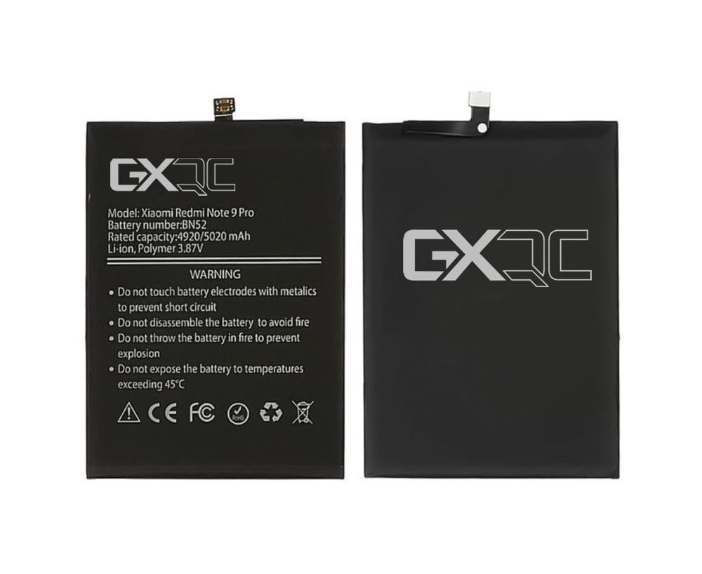 Акумулятор BN52 GX для Xiaomi Redmi Note 9 Pro 4920mAh 25741 фото