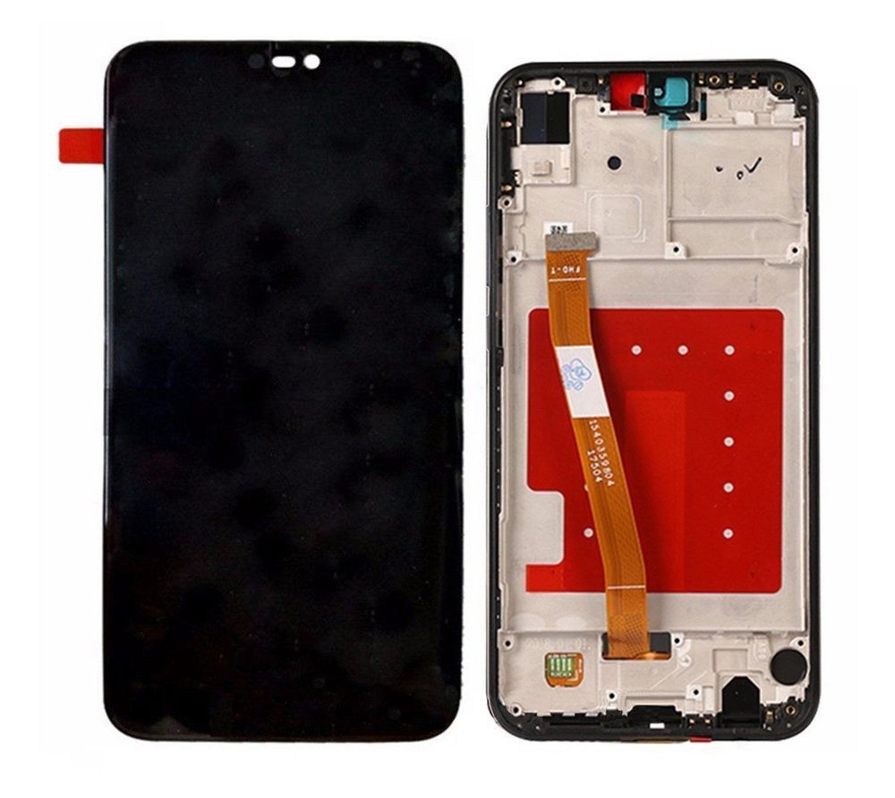 Дисплей для Huawei P20 Lite Dual Sim (ANE-L21, ANE-LX1), Nova 3e с рамкой черный Оригинал Китай 27233 фото
