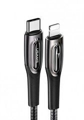 Кабель Usams US-SJ496 Raydan Series Type-C to Lightning 1.2m 20w черный 26602 фото